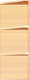 ABSCHLUSSREGAL, 2 Einlegb�den     LINKS - MONTAGE