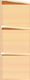 ABSCHLUSSREGAL, 2 Einlegb�den     RECHTS - MONTAGE