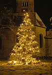 Weihnachtsbaum beleuchtet