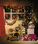 Weihnachtsbaum mit Geschenken